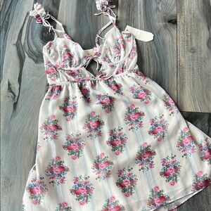 For Love and Lemons Floral slip Dress